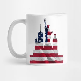 USA T-shirt Mug